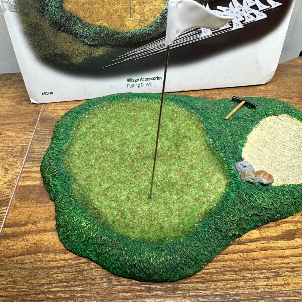 Department 56 Village Accessories Putting Green Golf Course Miniature 52740 Box - Picture 3 of 8
